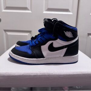 Jordan Kids' Black, Blue, and White Sneakers
